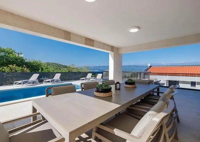 Brandneue -beheizter Pool Mit Schoenem Meerblick By Interhome Vrbnik (Primorje-Gorski Kotar)